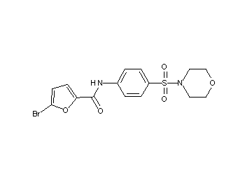5-bromo-N-[4-(4-morpholinylsulfonyl)phenyl]-2-furamide
