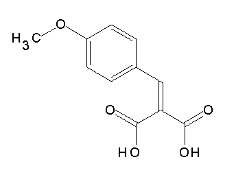 (4-methoxybenzylidene)malonic acid (4-methoxybenzylidene)malonic acid