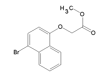 methyl [(4-bromo-1-naphthyl)oxy]acetate
