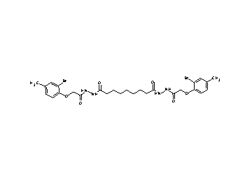 N'1,N'9-bis[(2-bromo-4-methylphenoxy)acetyl]nonanedihydrazide