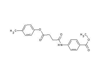 methyl 4-{[4-(4-methylphenoxy)-4-oxobutanoyl]amino}benzoate
