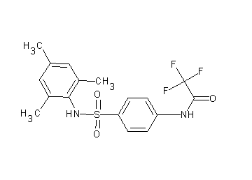 2,2,2-trifluoro-N-{4-[(mesitylamino)sulfonyl]phenyl}acetamide