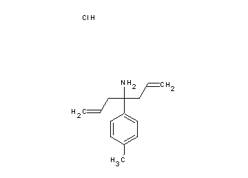 [1-allyl-1-(4-methylphenyl)-3-buten-1-yl]amine hydrochloride