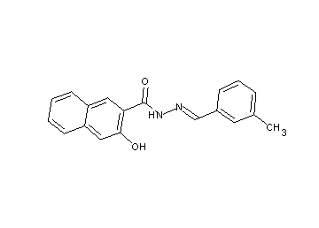 3-hydroxy-N'-(3-methylbenzylidene)-2-naphthohydrazide