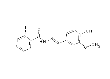 N'-(4-hydroxy-3-methoxybenzylidene)-2-iodobenzohydrazide
