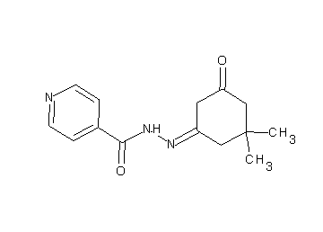 N'-(3,3-dimethyl-5-oxocyclohexylidene)isonicotinohydrazide