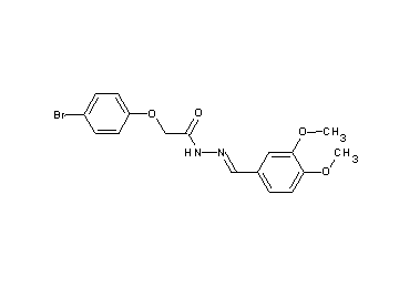 2-(4-bromophenoxy)-N'-(3,4-dimethoxybenzylidene)acetohydrazide