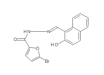 5-bromo-N'-[(2-hydroxy-1-naphthyl)methylene]-2-furohydrazide