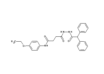 4-[2-(diphenylacetyl)hydrazino]-N-(4-ethoxyphenyl)-4-oxobutanamide