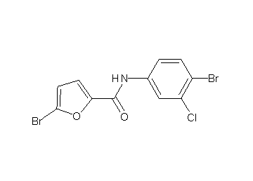 5-bromo-N-(4-bromo-3-chlorophenyl)-2-furamide