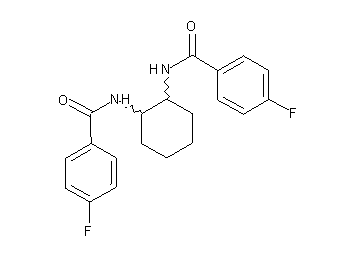 N,N'-1,2-cyclohexanediylbis(4-fluorobenzamide)