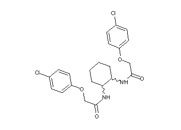N,N'-1,2-cyclohexanediylbis[2-(4-chlorophenoxy)acetamide]