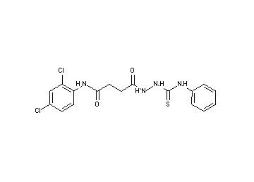 4-[2-(anilinocarbonothioyl)hydrazino]-N-(2,4-dichlorophenyl)-4-oxobutanamide