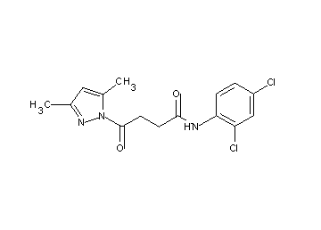 N-(2,4-dichlorophenyl)-4-(3,5-dimethyl-1H-pyrazol-1-yl)-4-oxobutanamide