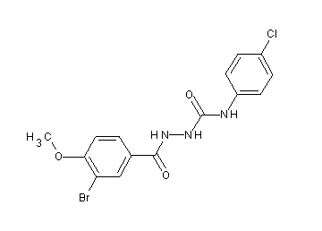 2-(3-bromo-4-methoxybenzoyl)-N-(4-chlorophenyl)hydrazinecarboxamide