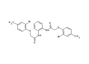 N,N'-1,2-phenylenebis[2-(2-bromo-4-methylphenoxy)acetamide]