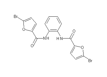 N,N'-1,2-phenylenebis(5-bromo-2-furamide)