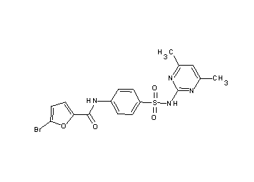 5-bromo-N-(4-{[(4,6-dimethyl-2-pyrimidinyl)amino]sulfonyl}phenyl)-2-furamide