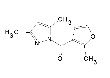 3,5-dimethyl-1-(2-methyl-3-furoyl)-1H-pyrazole
