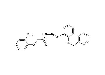 N'-[2-(benzyloxy)benzylidene]-2-(2-methylphenoxy)acetohydrazide