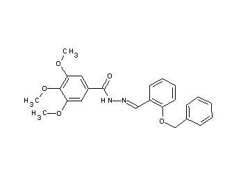 N'-[2-(benzyloxy)benzylidene]-3,4,5-trimethoxybenzohydrazide
