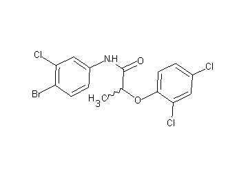 N-(4-bromo-3-chlorophenyl)-2-(2,4-dichlorophenoxy)propanamide