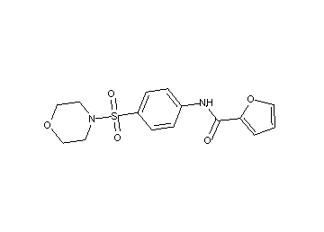 N-[4-(4-morpholinylsulfonyl)phenyl]-2-furamide