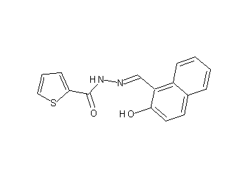 N'-[(2-hydroxy-1-naphthyl)methylene]-2-thiophenecarbohydrazide