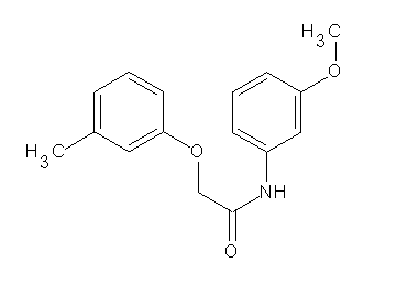 N-(3-methoxyphenyl)-2-(3-methylphenoxy)acetamide