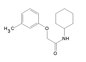 N-cyclohexyl-2-(3-methylphenoxy)acetamide
