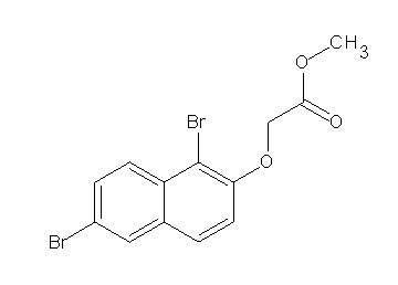 methyl [(1,6-dibromo-2-naphthyl)oxy]acetate