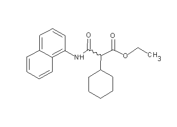 ethyl 2-cyclohexyl-3-(1-naphthylamino)-3-oxopropanoate