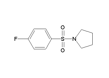 1-[(4-fluorophenyl)sulfonyl]pyrrolidine