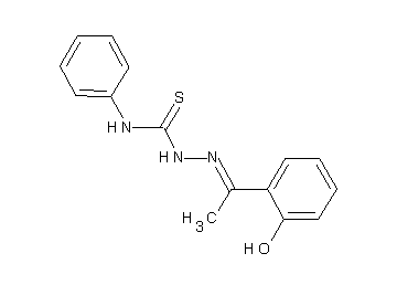 1-(2-hydroxyphenyl)ethanone N-phenylthiosemicarbazone