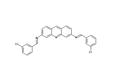 N,N'-bis(3-chlorobenzylidene)-3,6-acridinediamine