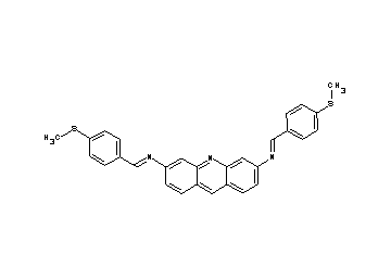N,N'-bis[4-(methylsulfanyl)benzylidene]-3,6-acridinediamine