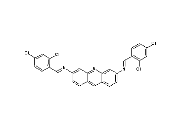 N,N'-bis(2,4-dichlorobenzylidene)-3,6-acridinediamine