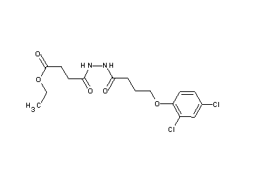 ethyl 4-{2-[4-(2,4-dichlorophenoxy)butanoyl]hydrazino}-4-oxobutanoate