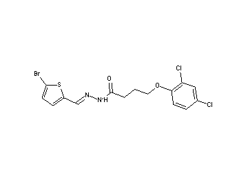 N'-[(5-bromo-2-thienyl)methylene]-4-(2,4-dichlorophenoxy)butanohydrazide - Click Image to Close