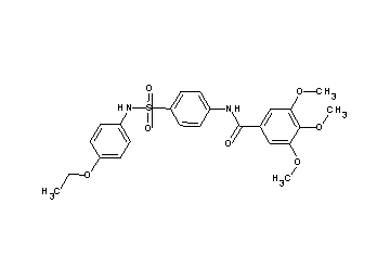 N-(4-{[(4-ethoxyphenyl)amino]sulfonyl}phenyl)-3,4,5-trimethoxybenzamide