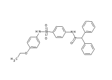 N-(4-{[(4-ethoxyphenyl)amino]sulfonyl}phenyl)-2,2-diphenylacetamide