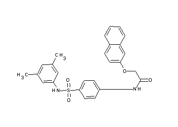 N-(4-{[(3,5-dimethylphenyl)amino]sulfonyl}phenyl)-2-(2-naphthyloxy)acetamide