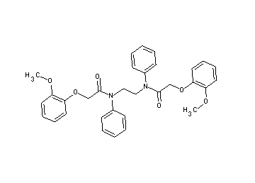 N,N'-1,2-ethanediylbis[2-(2-methoxyphenoxy)-N-phenylacetamide]