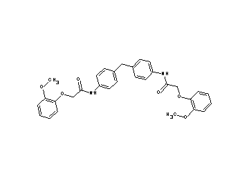 N,N'-[methylenebis(4,1-phenylene)]bis[2-(2-methoxyphenoxy)acetamide]