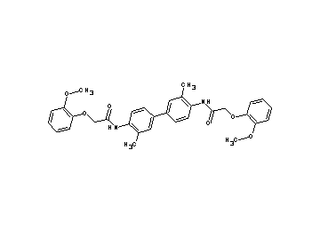 N,N'-(3,3'-dimethyl-4,4'-biphenyldiyl)bis[2-(2-methoxyphenoxy)acetamide]