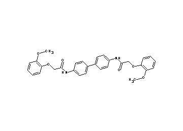 N,N'-4,4'-biphenyldiylbis[2-(2-methoxyphenoxy)acetamide]