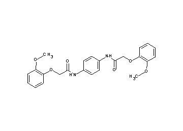 N,N'-1,4-phenylenebis[2-(2-methoxyphenoxy)acetamide]