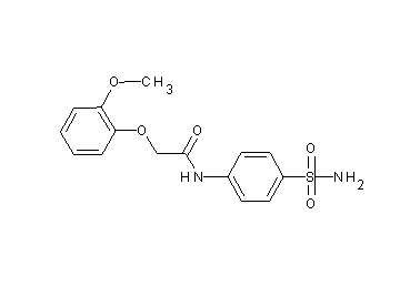N-[4-(aminosulfonyl)phenyl]-2-(2-methoxyphenoxy)acetamide