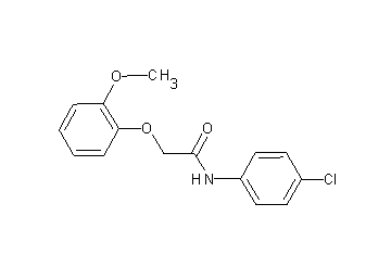 N-(4-chlorophenyl)-2-(2-methoxyphenoxy)acetamide
