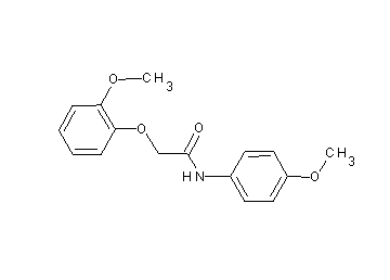 2-(2-methoxyphenoxy)-N-(4-methoxyphenyl)acetamide